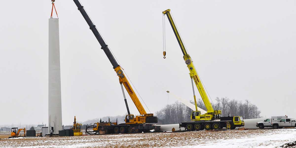 Turbine Installation by Hoss Consulting